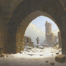 Ruins on the edge of the city
